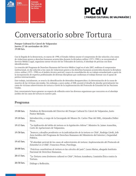 Programa Conversatorio sobre Tortura F-01